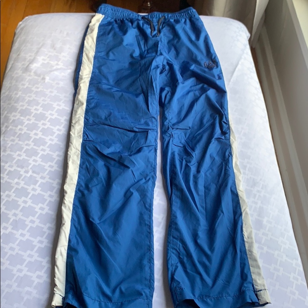 Blue with white side stripe jogger pants